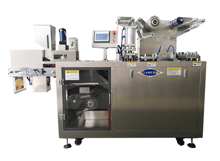 DPB150 Ss304 Płaska maszyna do pakowania blistrów z aluminium i tworzywa sztucznego Ekran dotykowy PLC