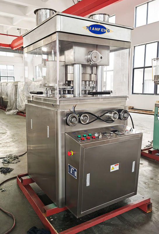 Maszyna do tłoczenia tabletów obracająca się o ciśnieniu maksymalnym 100Kn i zdolności produkcyjnej 75000 sztuk/h