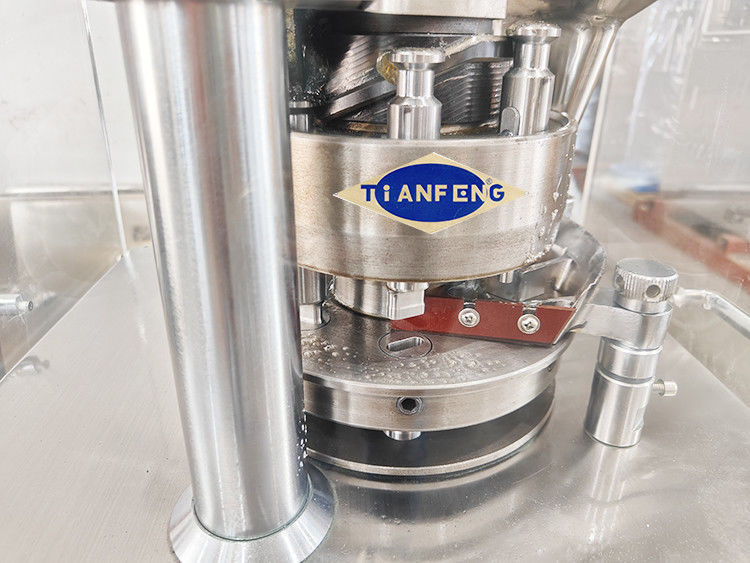 grubość tabletki 2-6 mm tabletka tabletka prasowa maszyna 12600 sztuk pojemność maksymalna głębokość wypełnienia 15 mm