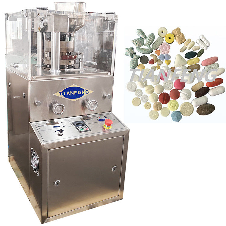 220V/380V zasilanie Tablet Tablet Press Machine z maksymalnym ciśnieniem 60KN i maksymalną głębokością wypełnienia 15mm