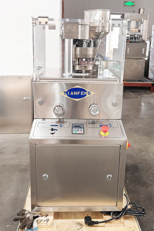 220V/380V zasilanie Tablet Tablet Press Machine z maksymalnym ciśnieniem 60KN i maksymalną głębokością wypełnienia 15mm