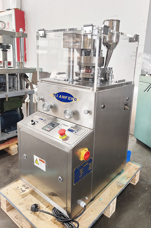 220V/380V zasilanie Tablet Tablet Press Machine z maksymalnym ciśnieniem 60KN i maksymalną głębokością wypełnienia 15mm
