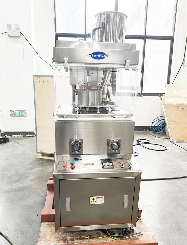 10000-42000 sztuk/godzinę Pojemność Maszyna do prasowania tabletów rotacyjnych z napięciem 380V i maksymalną prędkością wieżycy 20-37RPM