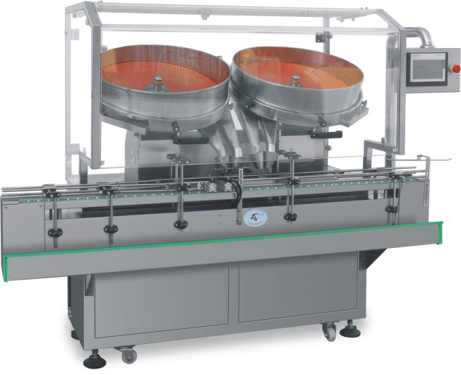 Szybka linia do napełniania butelek kapsułkami 380V z 1 roczną gwarancją dla butelek 60ml 80ml 100ml