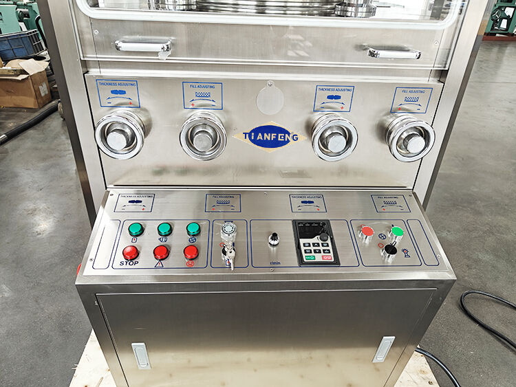Kompaktna szybka elektroniczna maszyna do tłoczenia tabletek ZP45A ZP41F z konstrukcją ze stali nierdzewnej do zastosowań farmaceutycznych