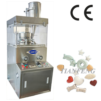 Farmaceutyczny lek Azitromycyna Tablet Press Making Machine Zpw17D GMP Standard